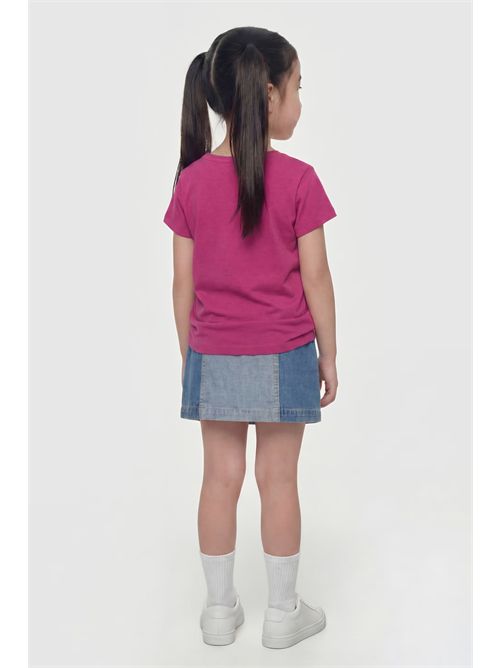 T-shirt con logo in paillettes GUESS | K6GI08K6YW4/G4A2